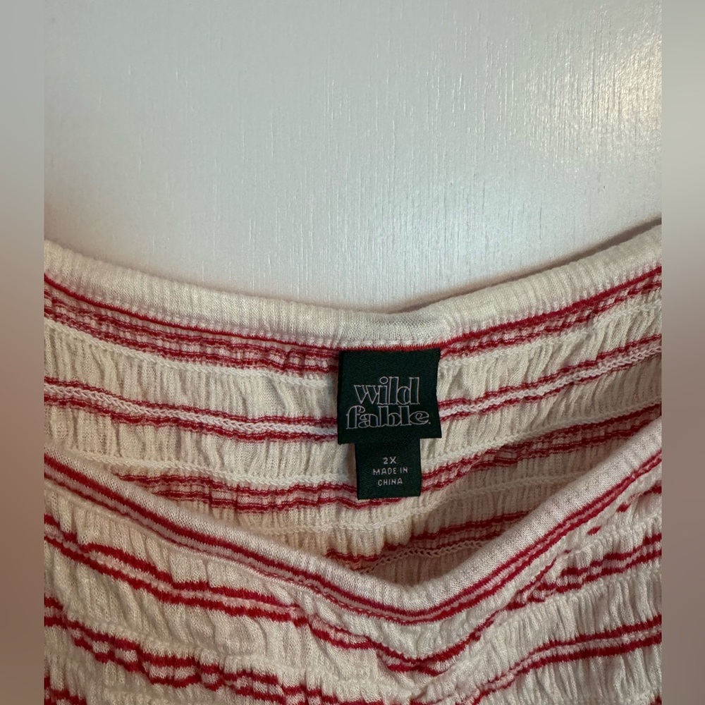 Wild Fable Women’s Tank with Ruffle Straps - NWOT - Picture 4 of 5